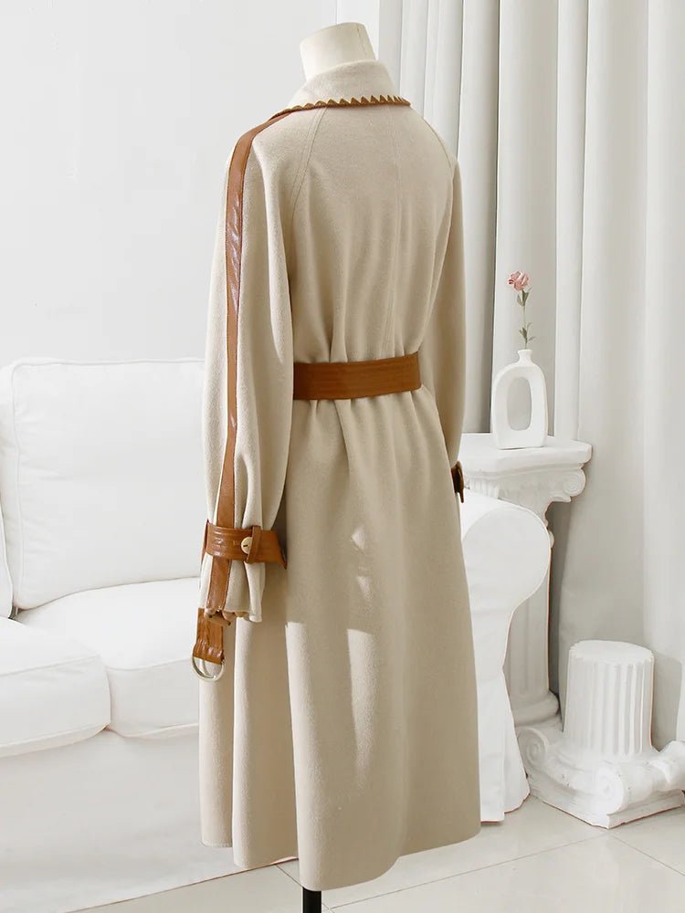 Double Sided Belted Trench Coat - Kelly Obi New York