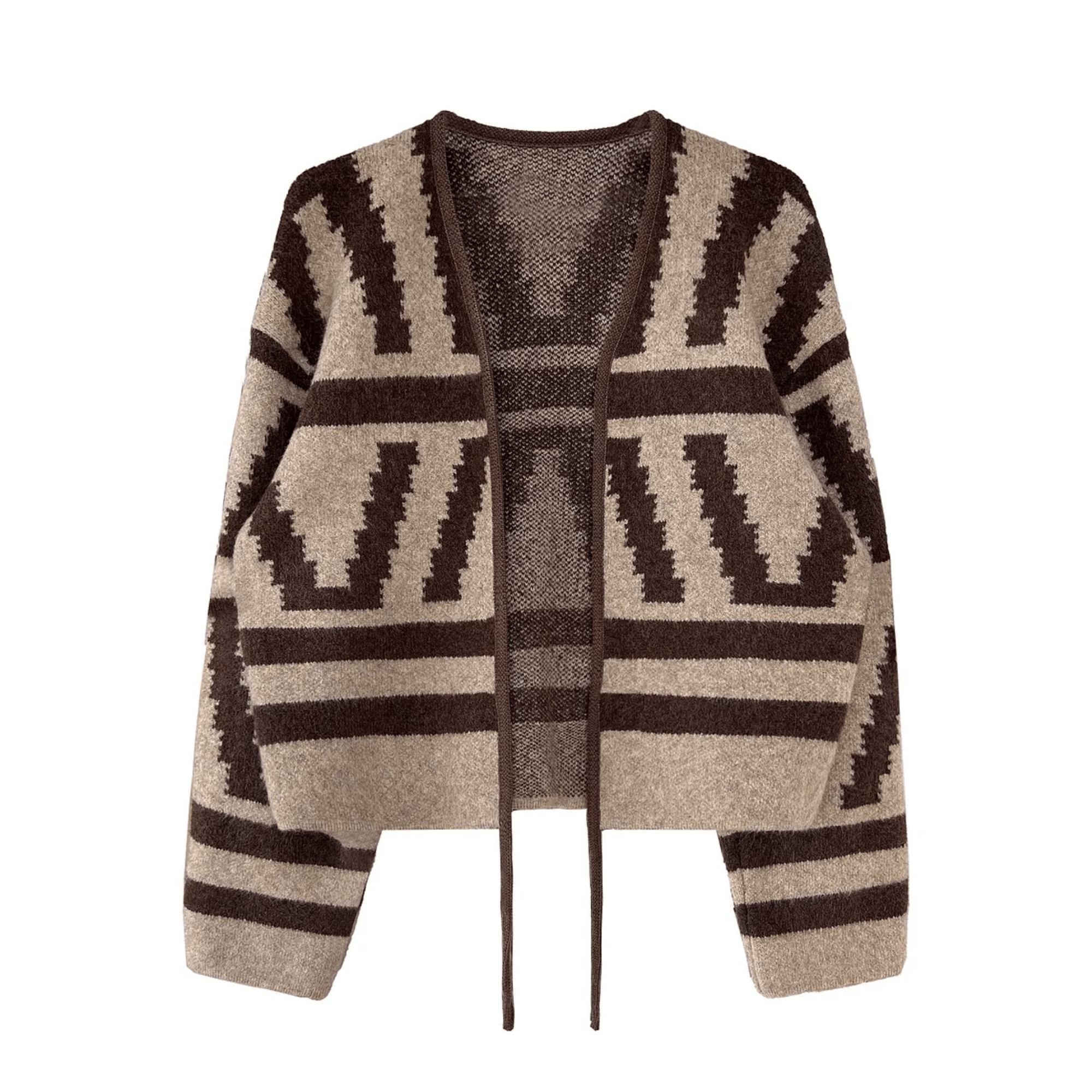 Ethnic Open Front Knitter Jacket - Kelly Obi New York