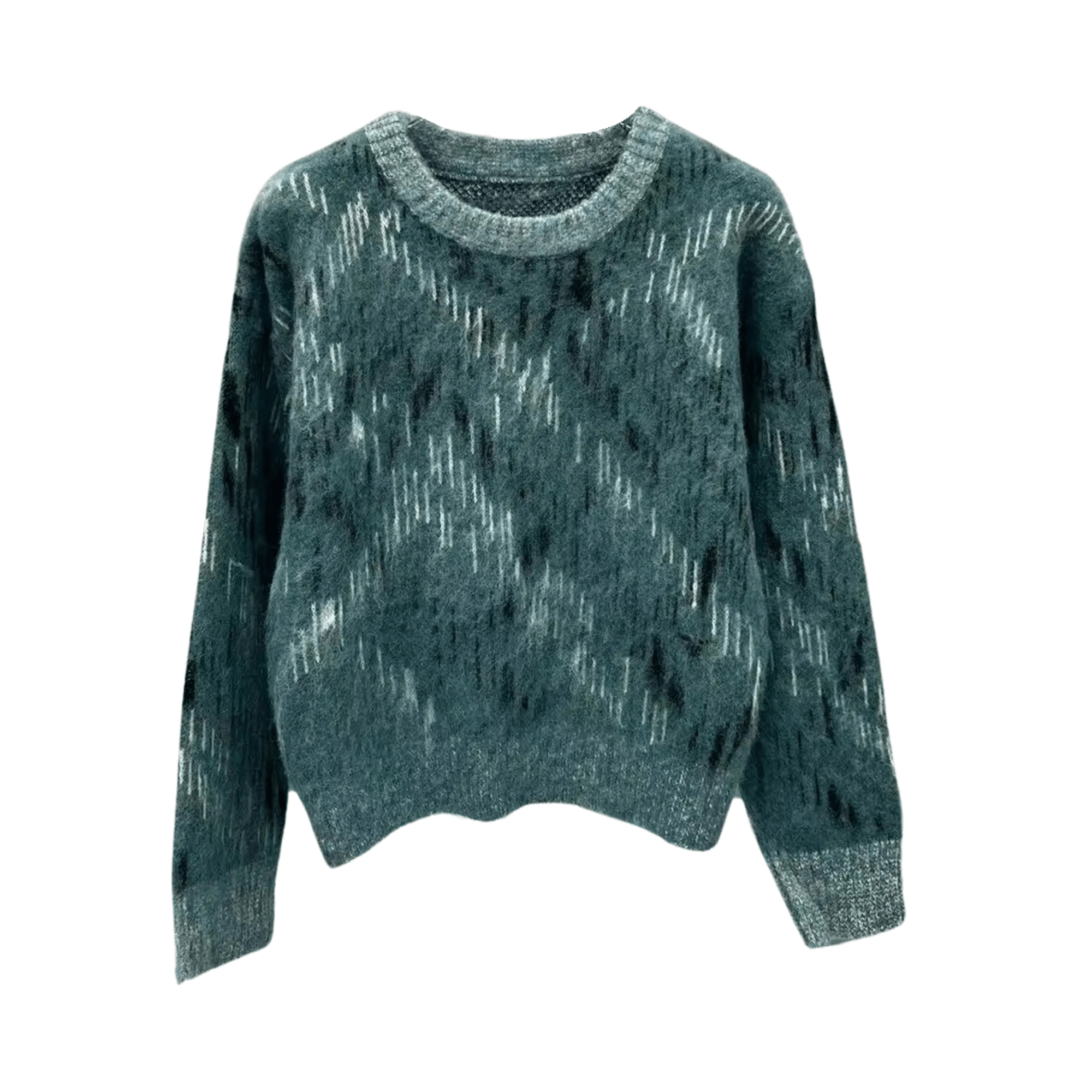 Faint Plaid Knit Sweater - Kelly Obi New York