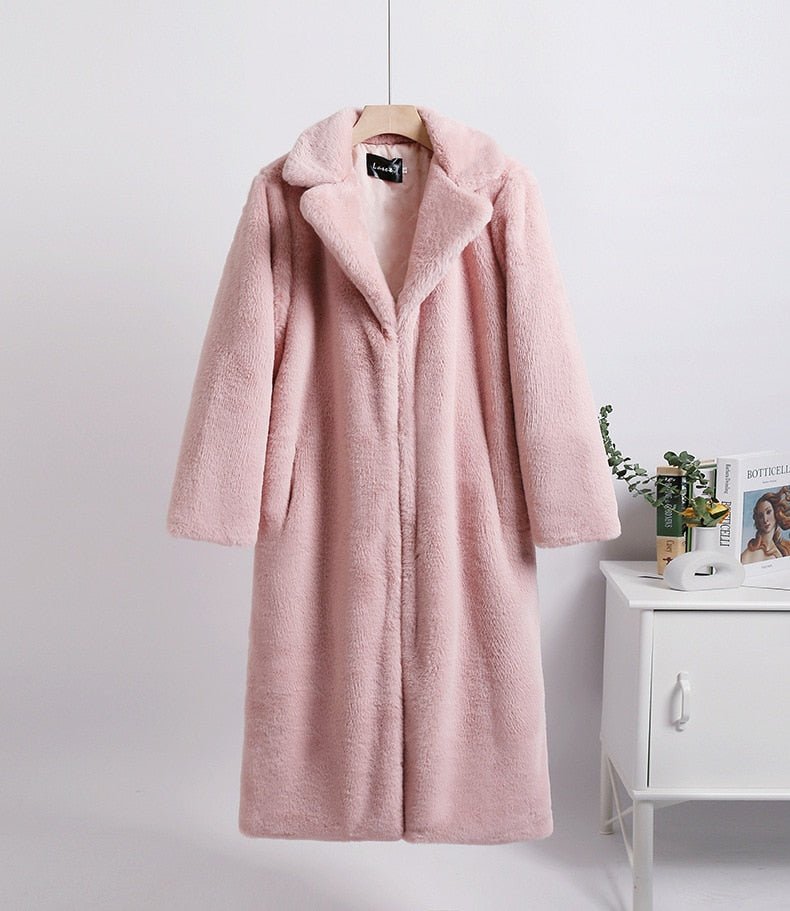 Faux Fur Loose Women's Coat - Kelly Obi New York