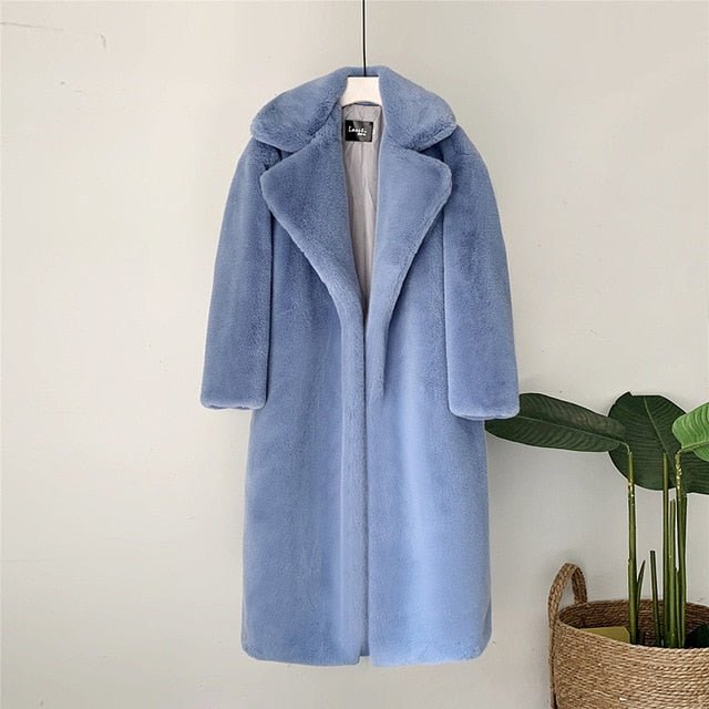 Faux Fur Loose Women's Coat - Kelly Obi New York