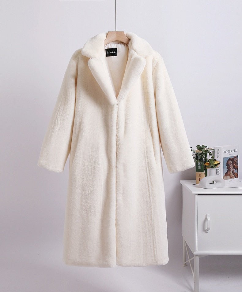 Faux Fur Loose Women's Coat - Kelly Obi New York