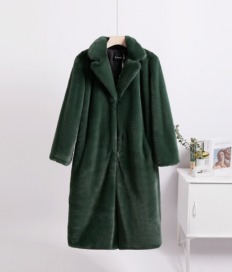 Faux Fur Loose Women's Coat - Kelly Obi New York