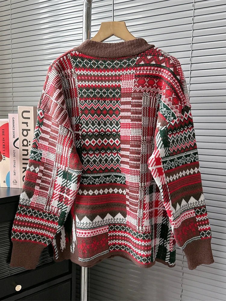 Festive Loose Knit Jacket - Kelly Obi New York