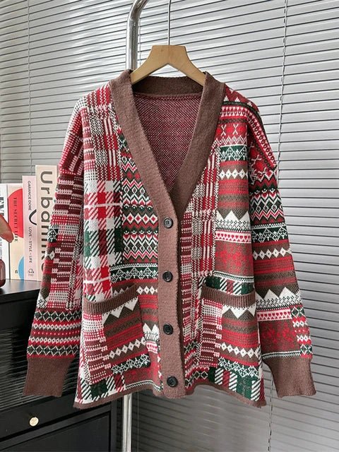 Festive Loose Knit Jacket - Kelly Obi New York