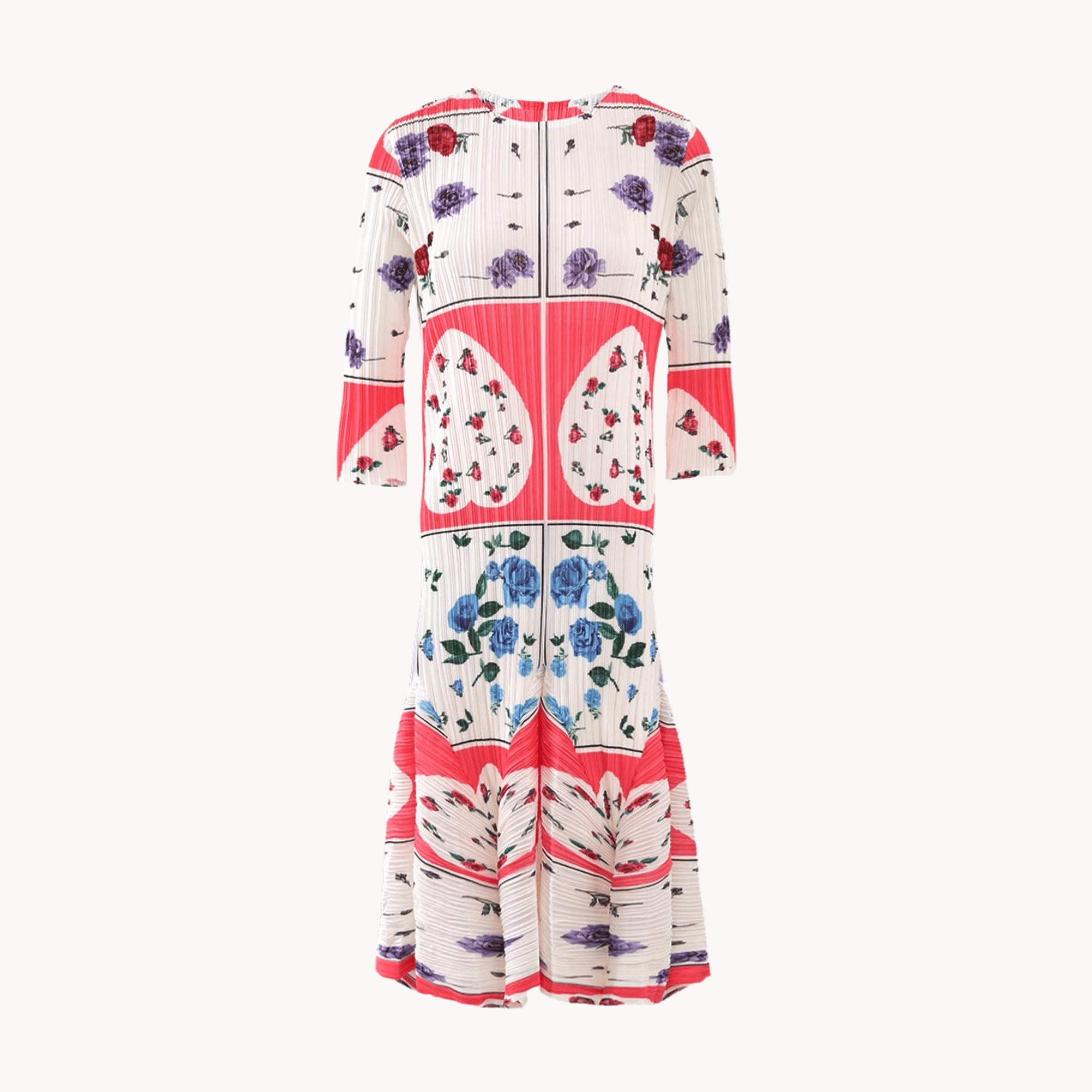 Flower Love Pleated Dress - Kelly Obi New York