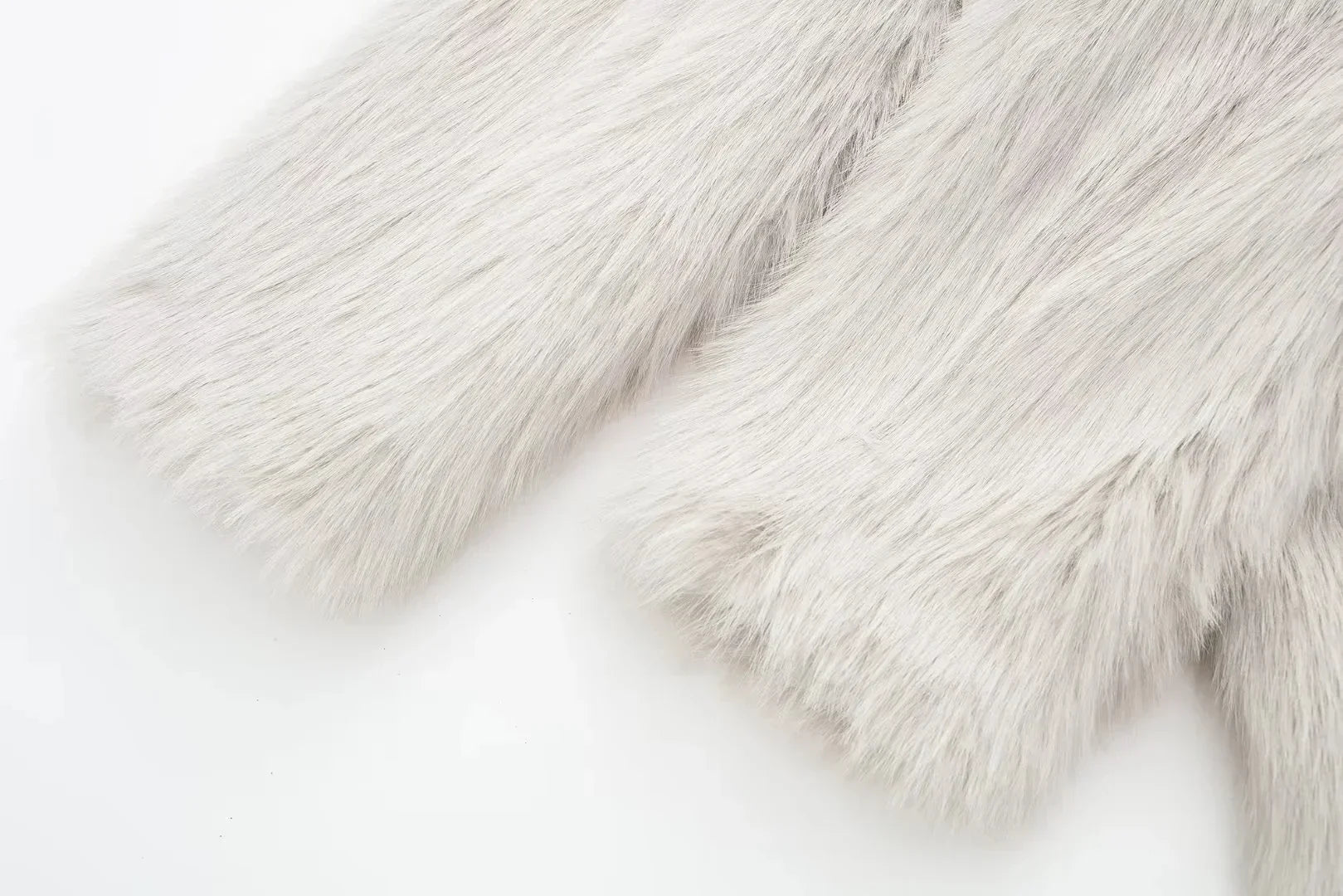 Fluffy Faux Fur Long Coat - Kelly Obi New York