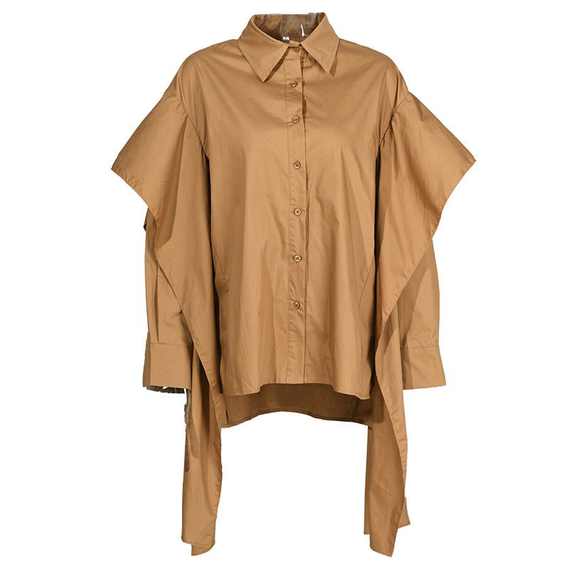 Fly Sleeve Flare Loose Shirt - Kelly Obi New York