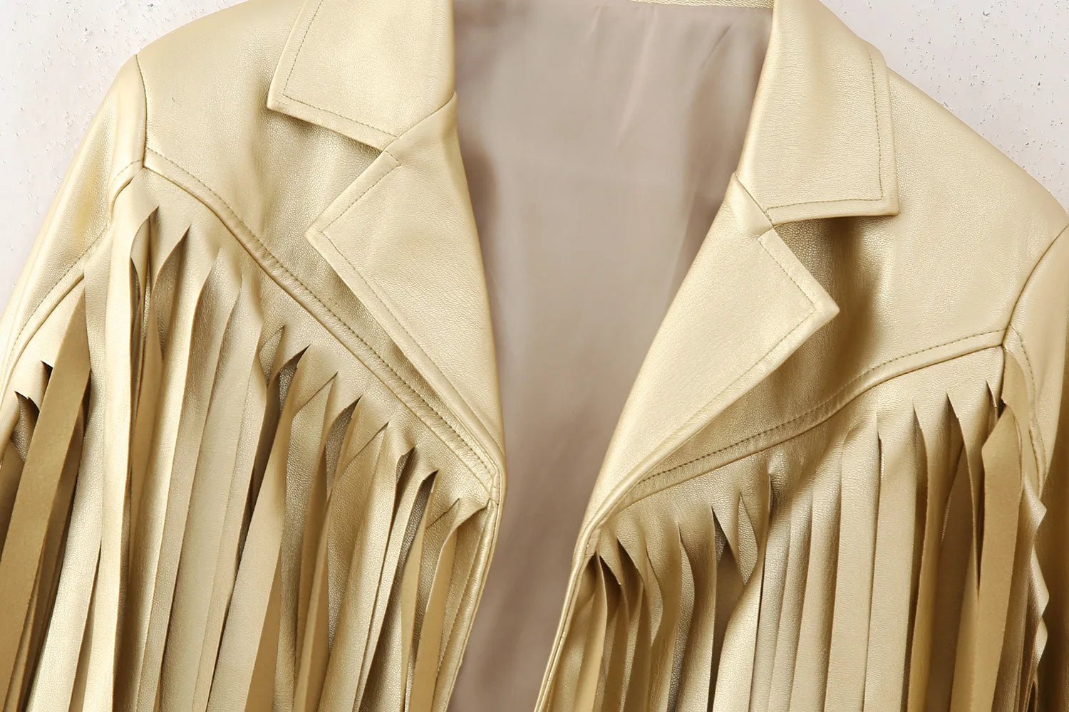 Fringed Loose Fit Short Jacket - Kelly Obi New York