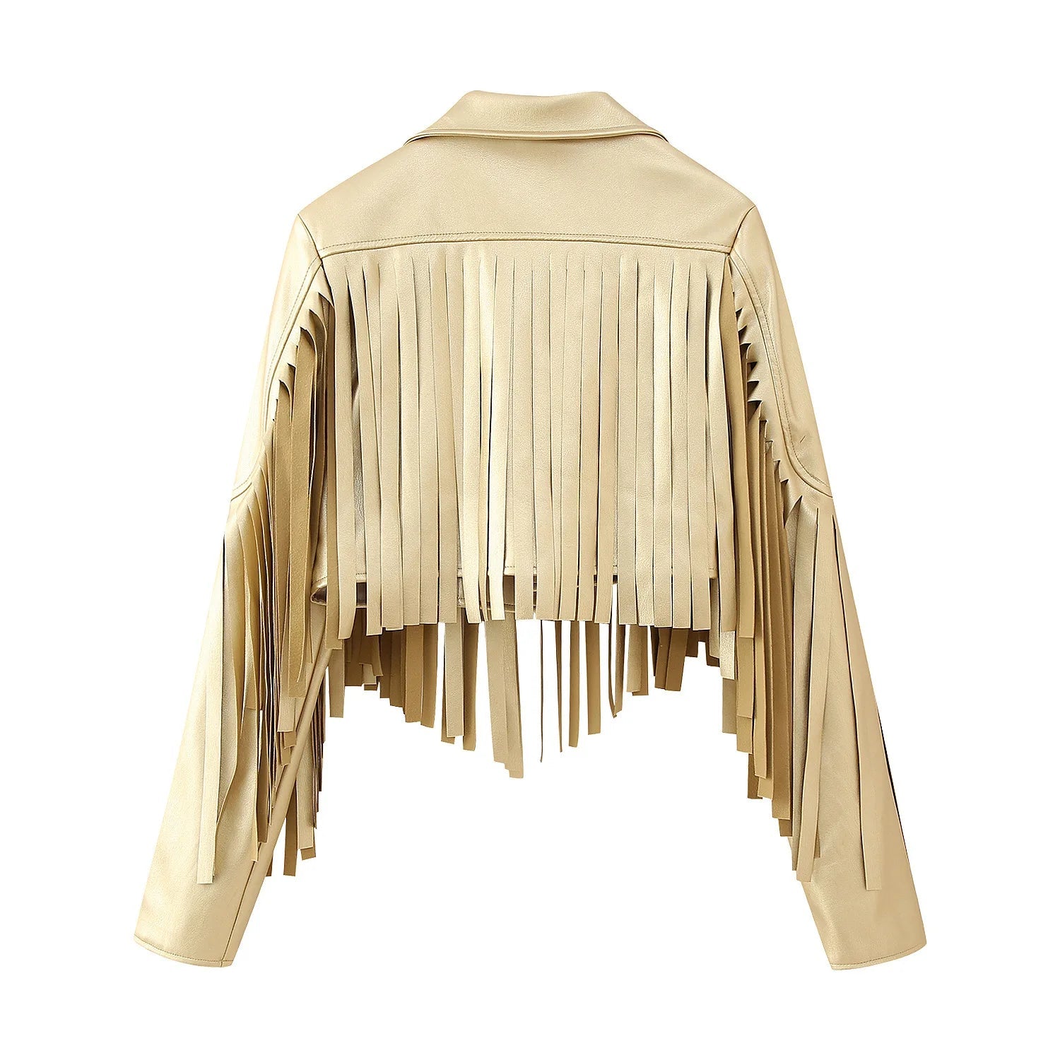 Fringed Loose Fit Short Jacket - Kelly Obi New York