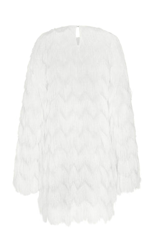 Fringed Pullover Loose Fit Dress - Kelly Obi New York