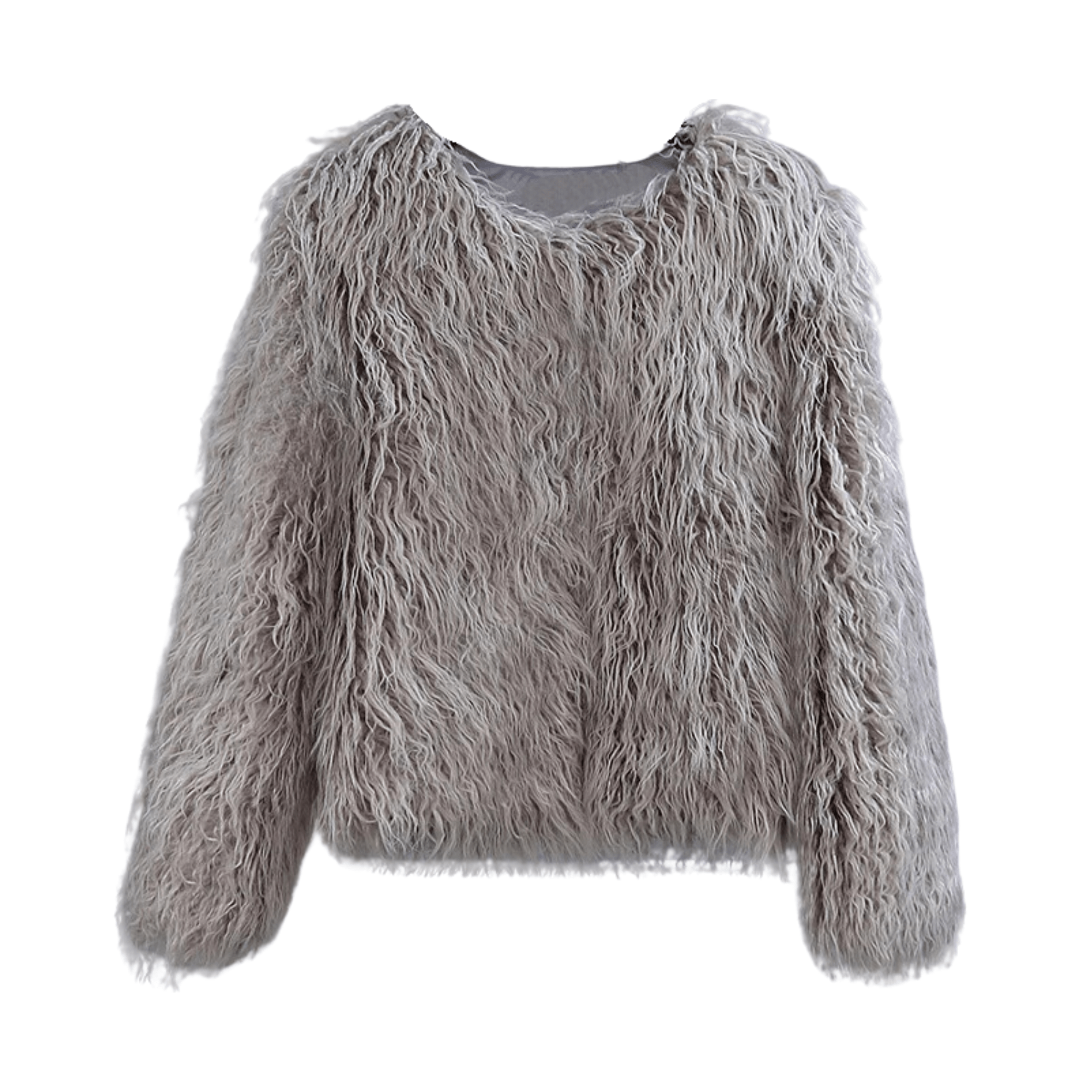 Fuzzy Faux Fur Short Coat - Kelly Obi New York