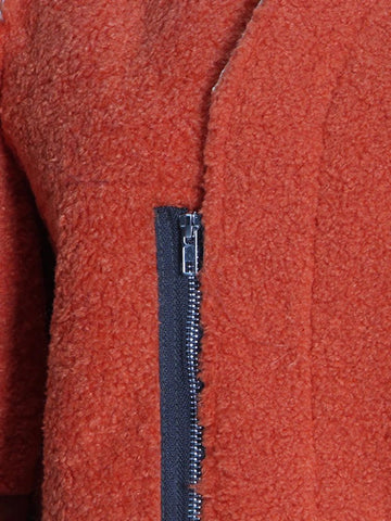 Fuzzy Spliced Short Puffer Jacket - Kelly Obi New York