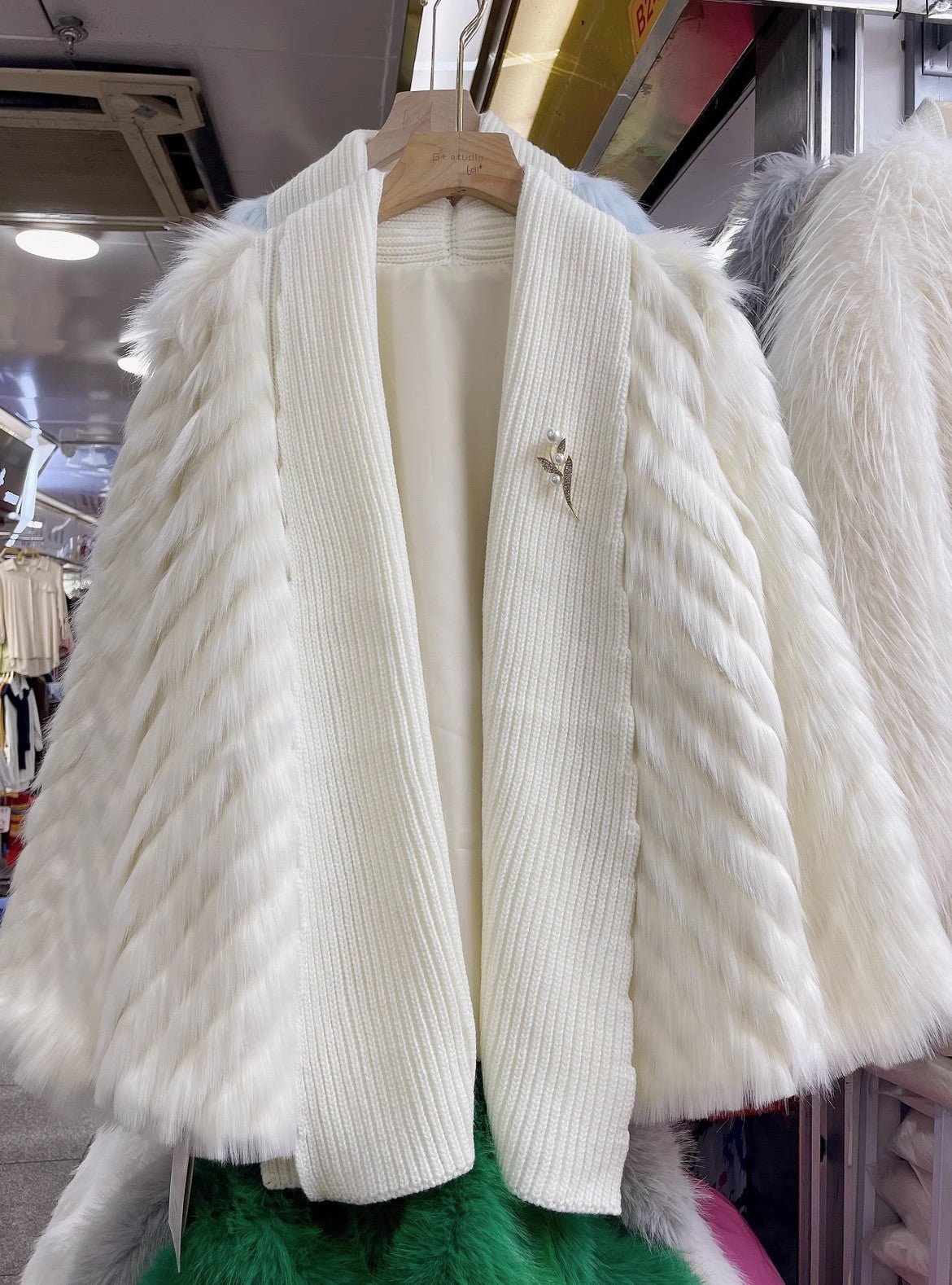 Fuzzy Warm Faux Fur Overcoat - Kelly Obi New York