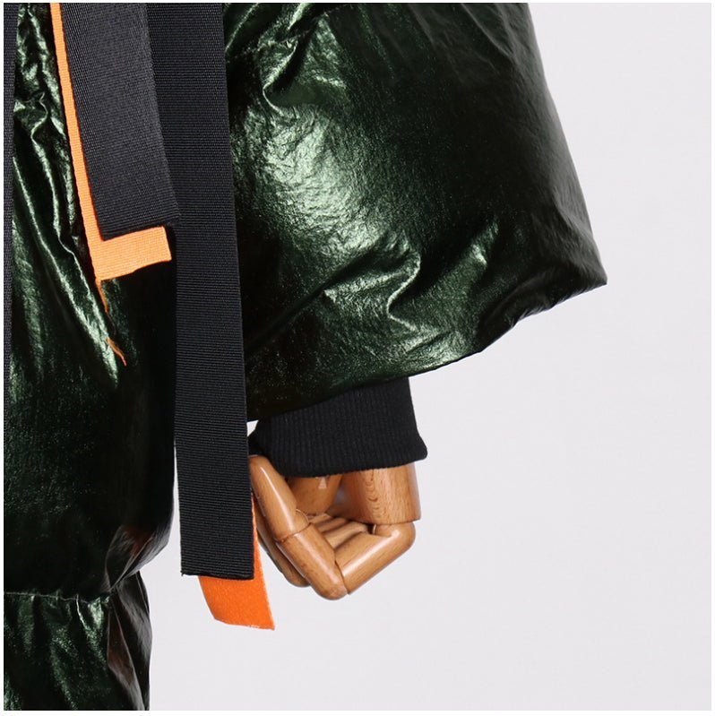 Glossy Quilted Winter Jacket - @phenomenalkat - Kelly Obi New York