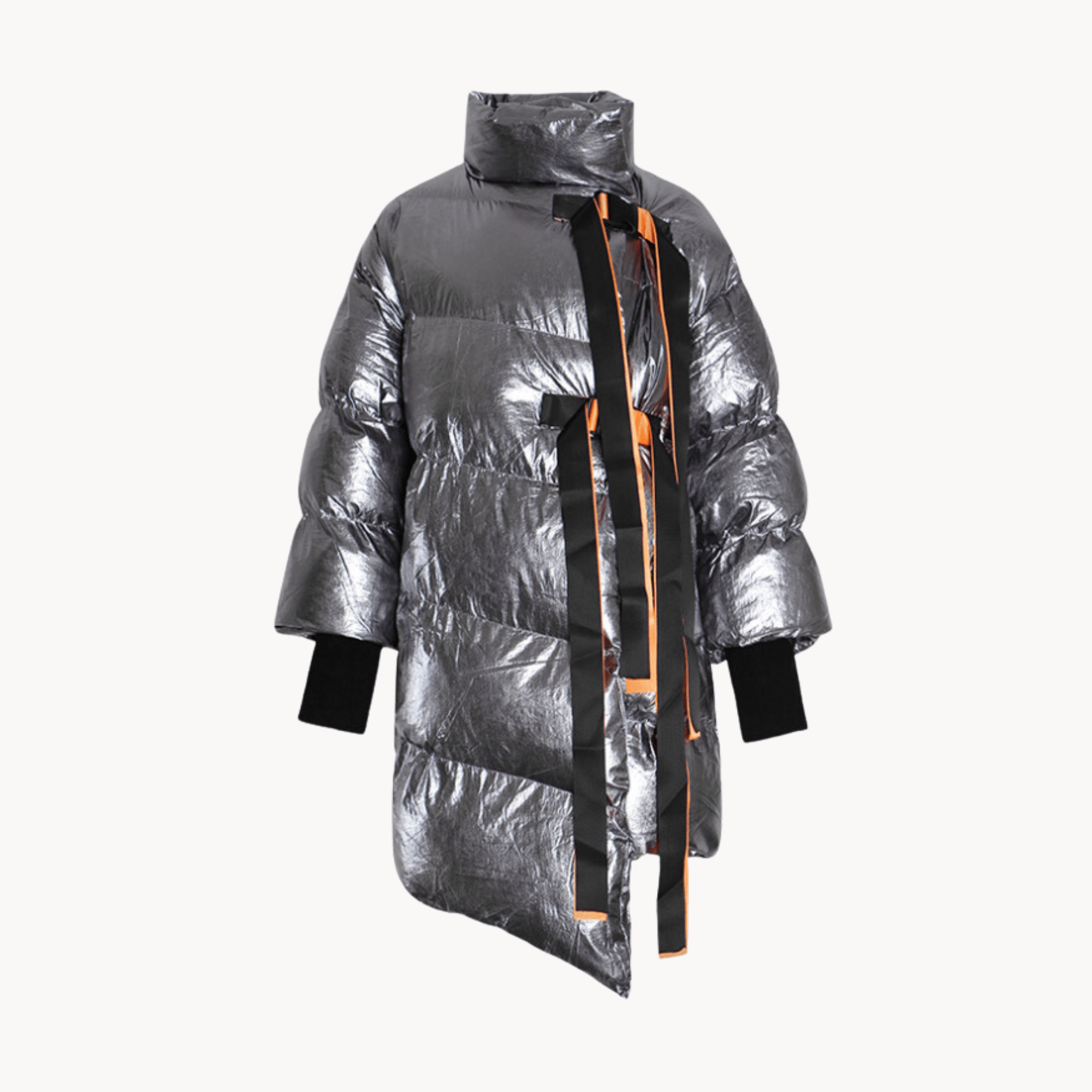 Glossy Quilted Winter Jacket - @phenomenalkat - Kelly Obi New York