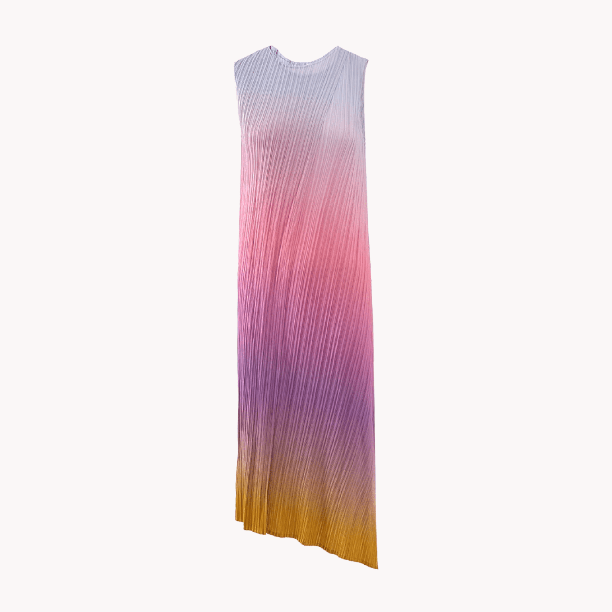 Gradient Pleated Dress - Kelly Obi New York