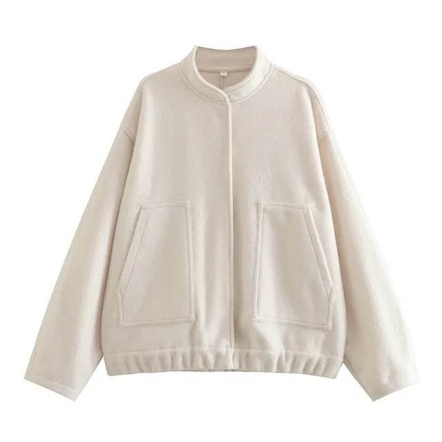 Gradient Stand Collar Jacket - Kelly Obi New York