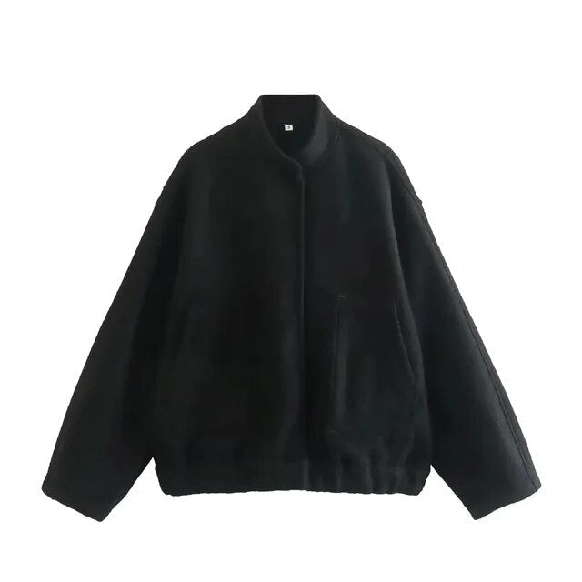 Gradient Stand Collar Jacket - Kelly Obi New York