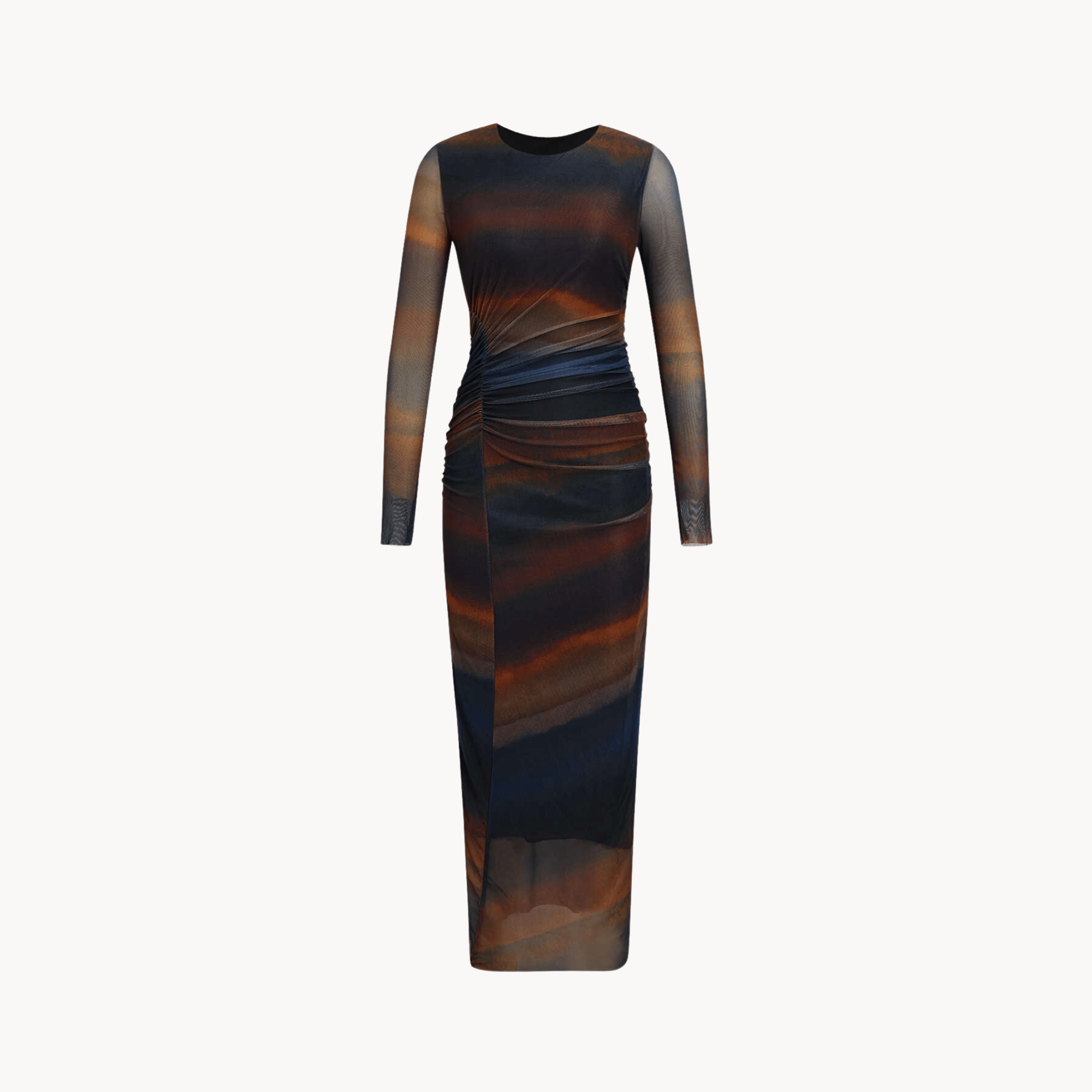 Gradient Tye Dye Mesh Dress - Kelly Obi New York