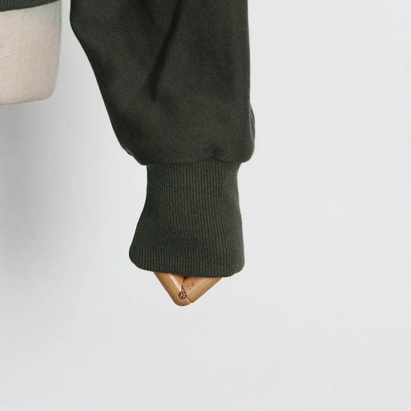 Green Gathered Waist Sweatshirt - Kelly Obi New York