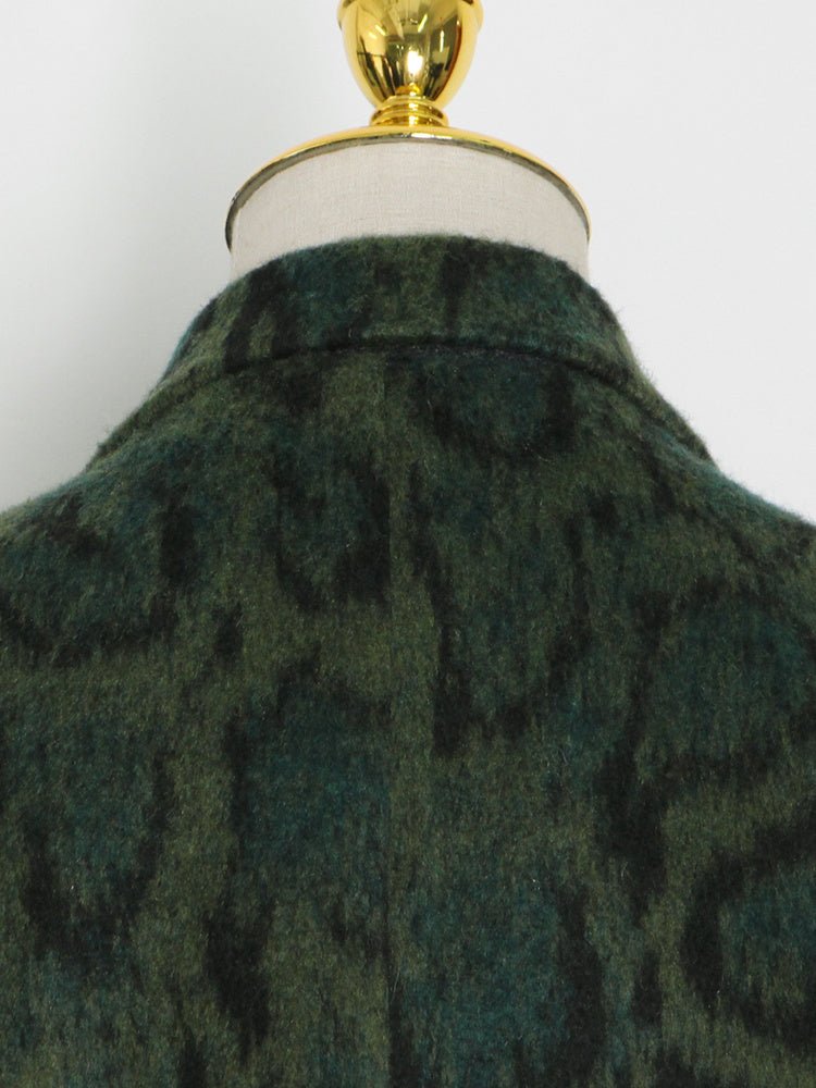 Green Leopard Blazer - Kelly Obi New York