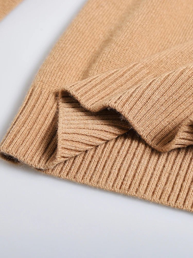 Hallow Out Shoulder Knit Sweater - Kelly Obi New York