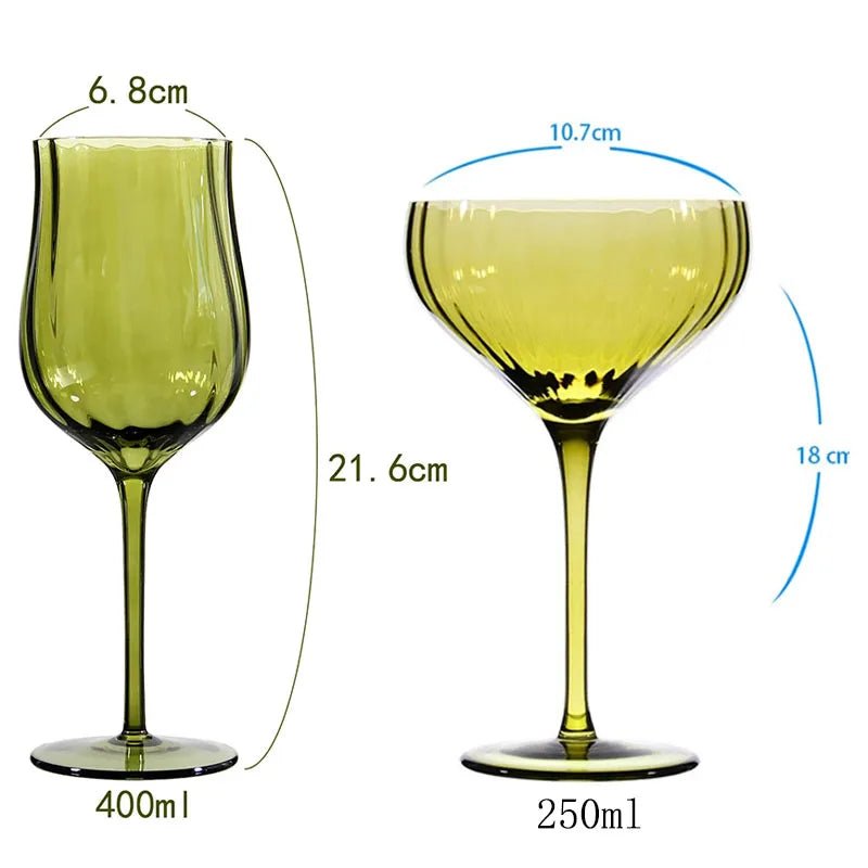 Hand Blown Margarita Wine Glass - Kelly Obi New York