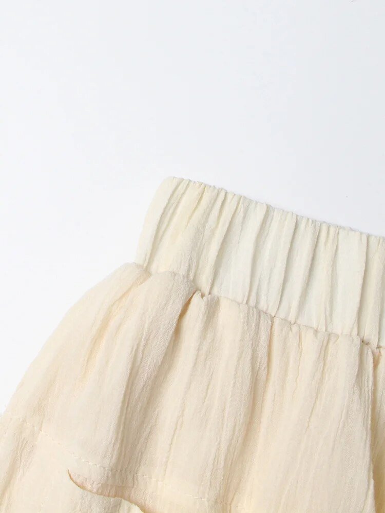 High Slit Skirt Overlap Pants - Kelly Obi New York