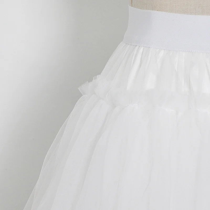 High Waist Mesh Asymmetrical Hem Skirt - Kelly Obi New York