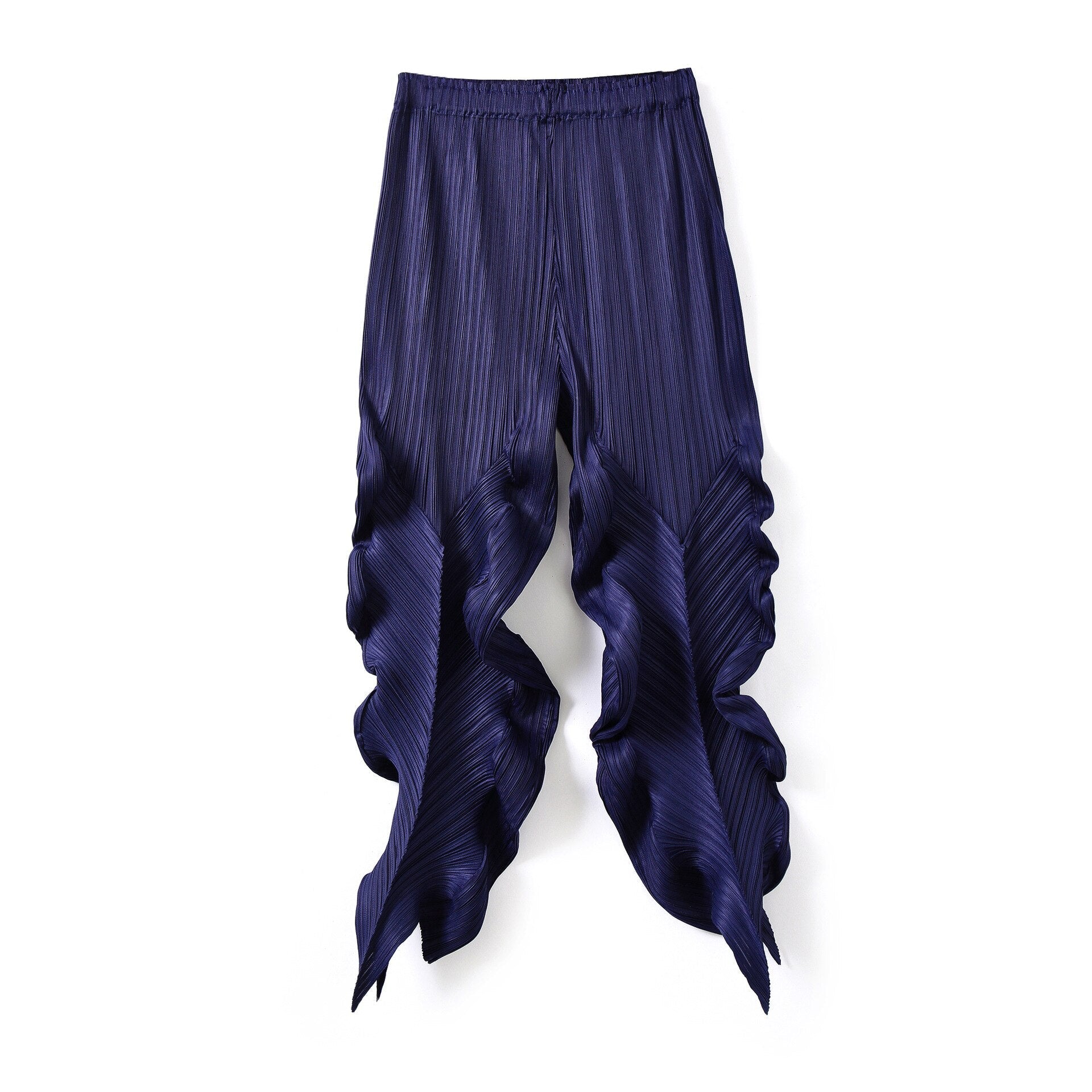 High Waist Pleated Pants - Kelly Obi New York