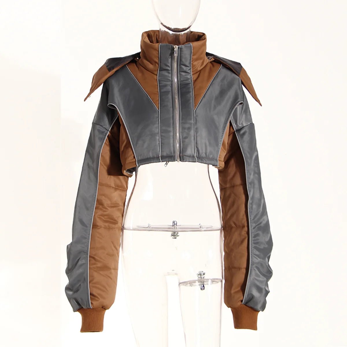 Hooded Zip-Up Detachable Bottom Jacket - Kelly Obi New York