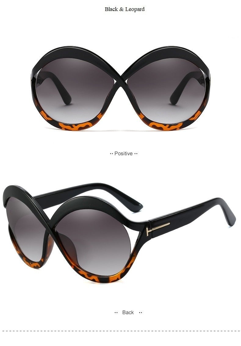 Infinity Oversized Cat Eye Sunglasses - Kelly Obi New York