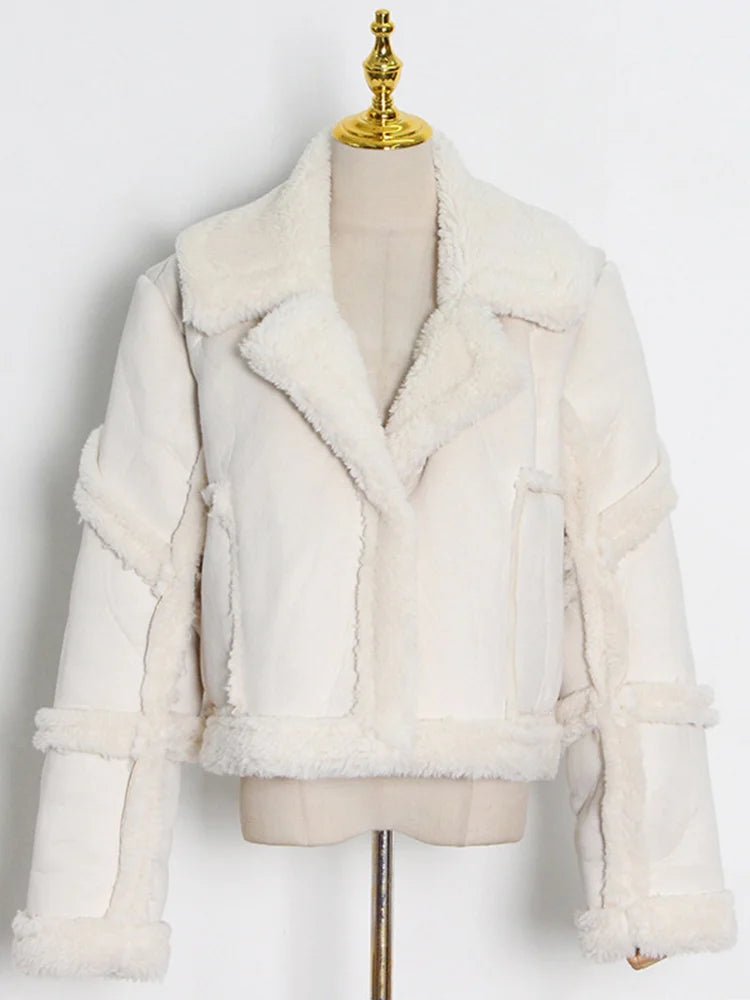 Integrated Faux Fur Short Jacket - Kelly Obi New York