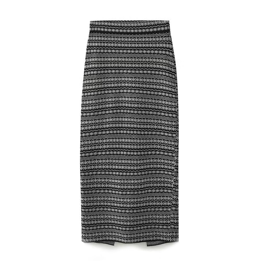 Jacquard Knitted Top and Skirt Set - Kelly Obi New York