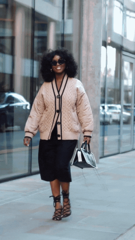 Knit Coat Cardigan - @jariatudanita - Kelly Obi New York