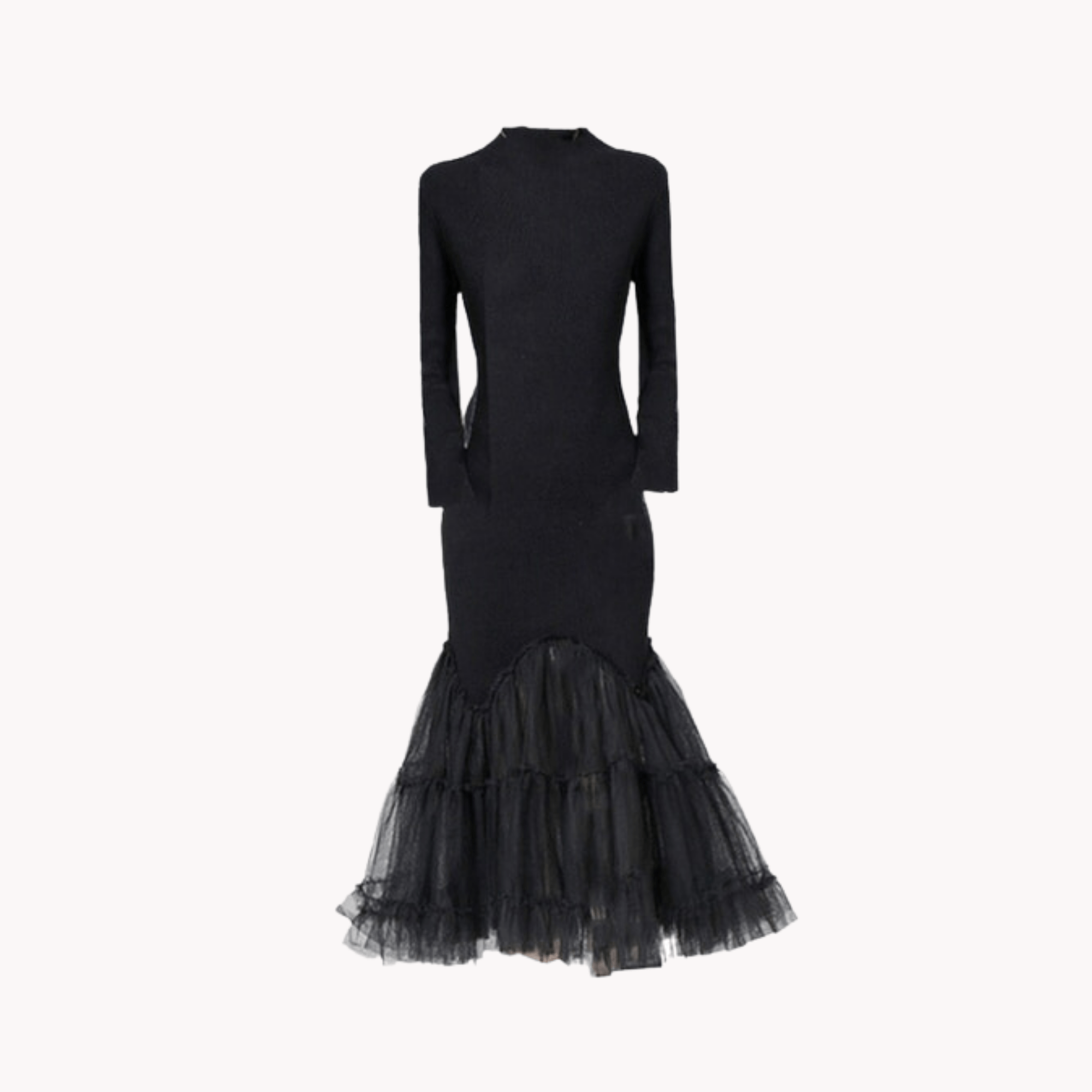 Knit Ruffle Dress - @styleconnoisseur - Kelly Obi New York