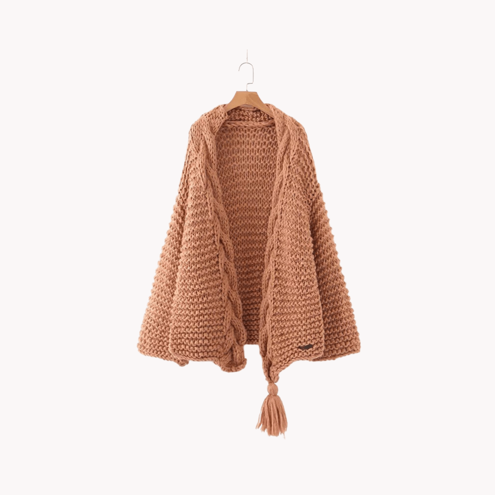 Knitted Tassel Cozy Sweater - Kelly Obi New York