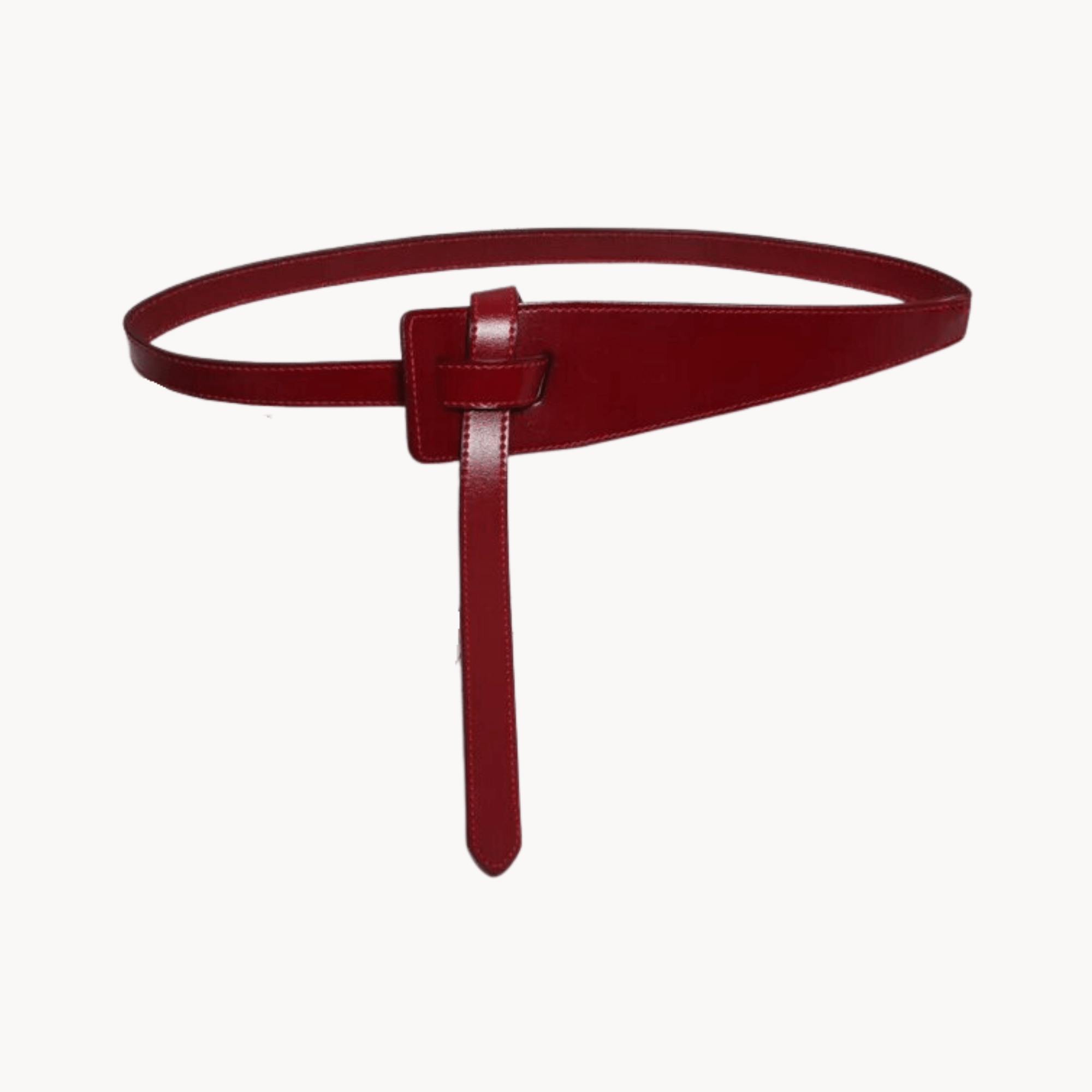 Knotted Vegan Leather Belt - Kelly Obi New York