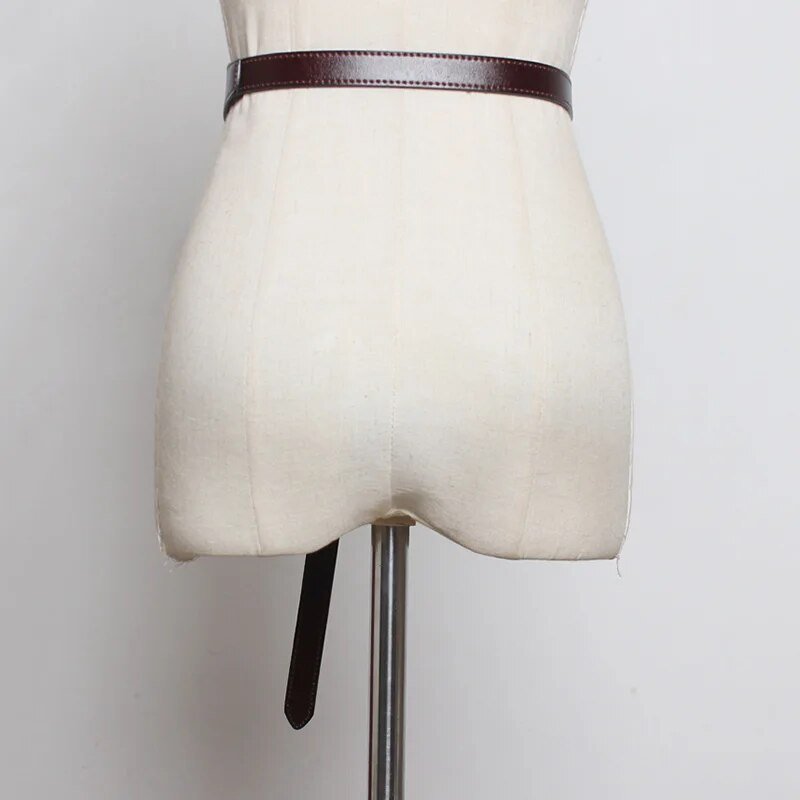 Knotted Vegan Leather Belt - Kelly Obi New York