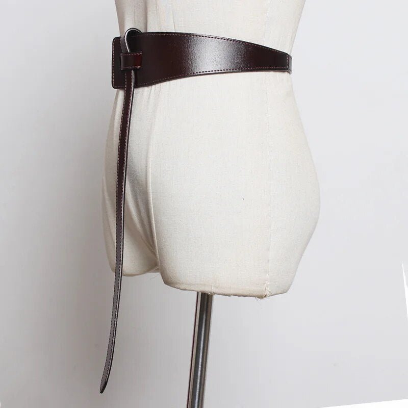 Knotted Vegan Leather Belt - Kelly Obi New York