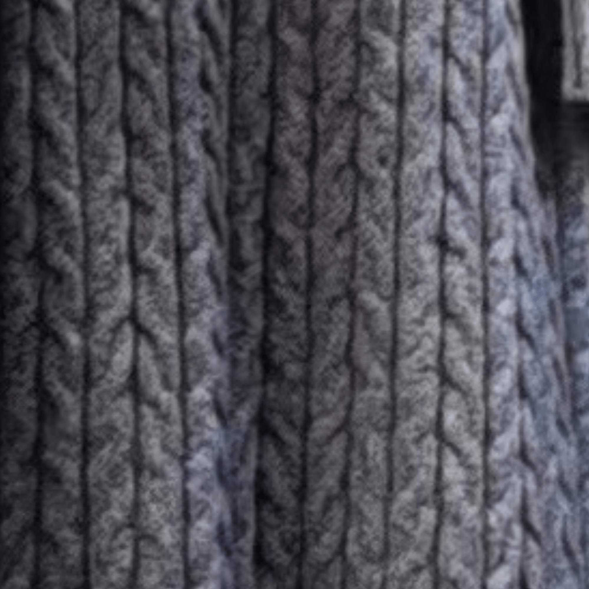 Large Braid Knit Midi Dress - Kelly Obi New York