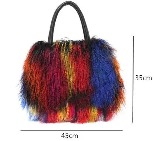 Large Capacity Fur Bag - Kelly Obi New York