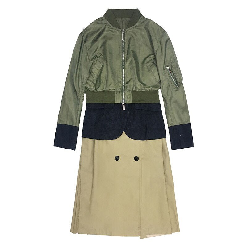 Layered Trench Jacket - Kelly Obi New York