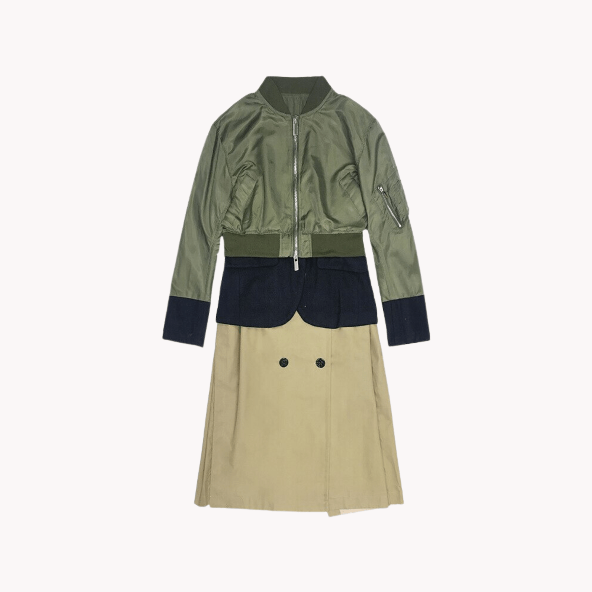 Layered Trench Jacket - Kelly Obi New York