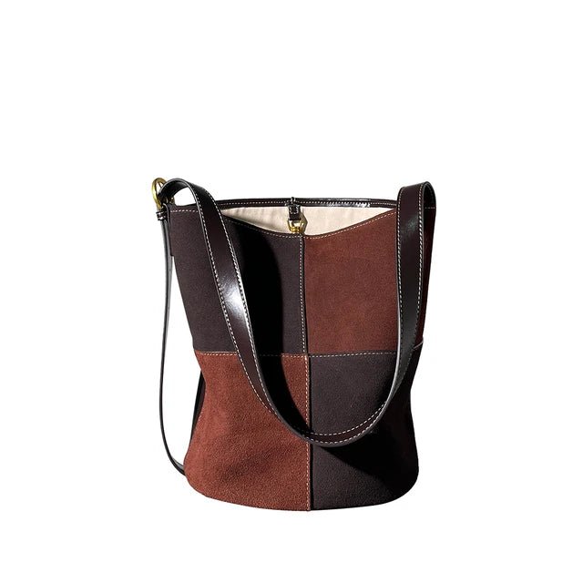 Leather 2-Piece Bucket Bag - Kelly Obi New York