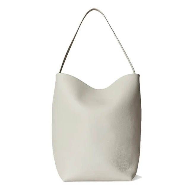 Leather Suede Bucket Shoulder Bag - Kelly Obi New York
