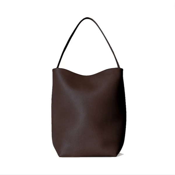 Leather Suede Bucket Shoulder Bag - Kelly Obi New York