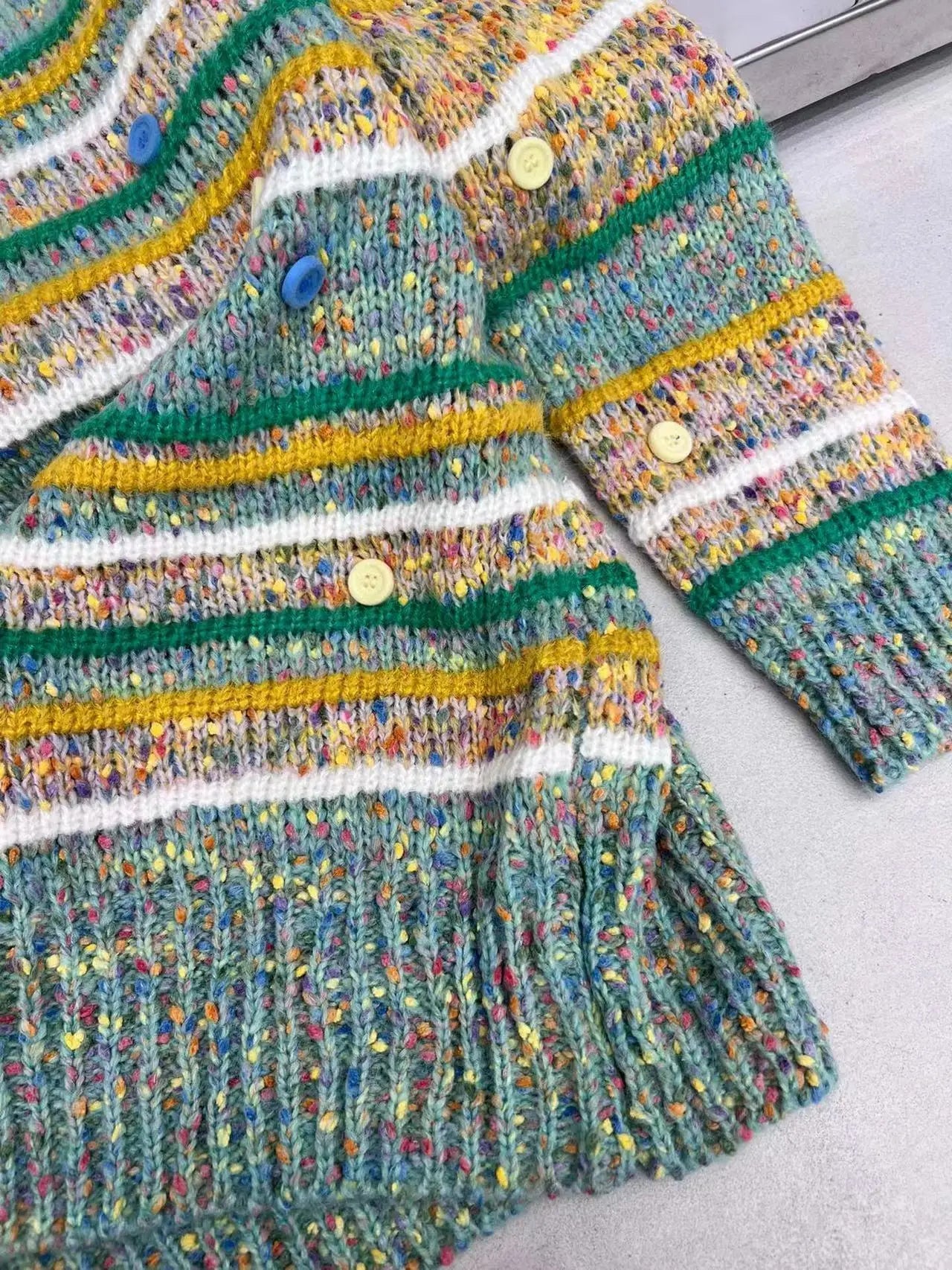 Lemon Lime Knitted Sweater - Kelly Obi New York