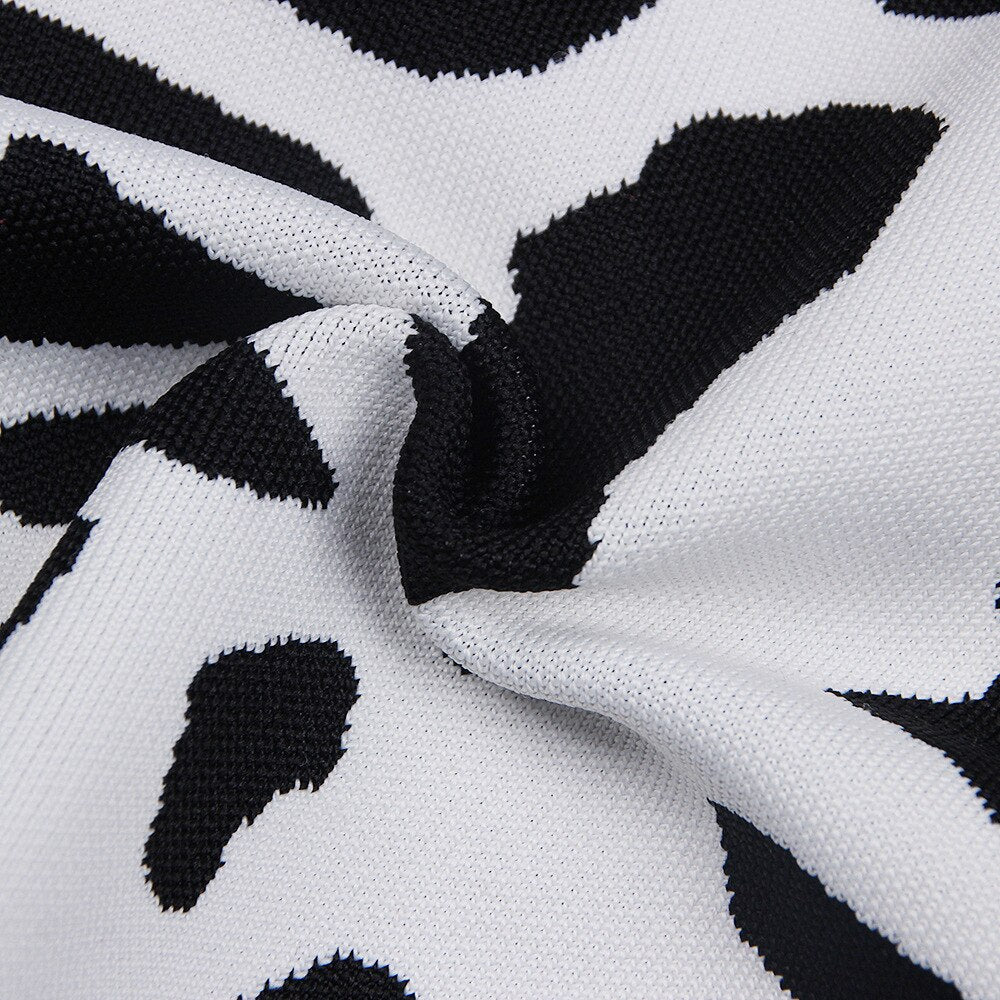 Leopard Print Knit Cardigan - Kelly Obi New York